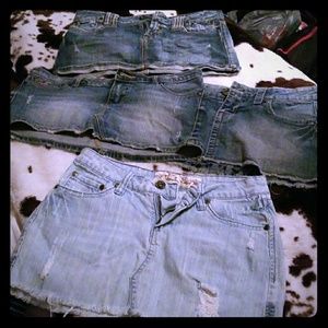 Jean skirts